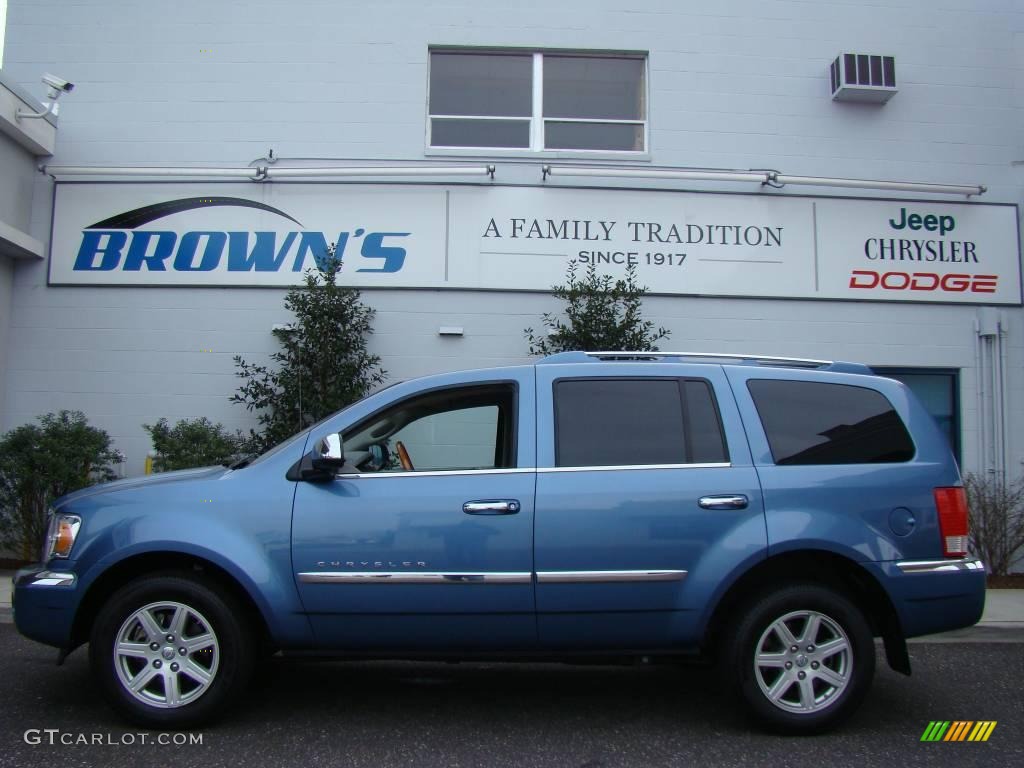2008 Aspen Limited 4WD - Marine Blue Pearl / Dark Slate Gray/Light Slate Gray photo #1