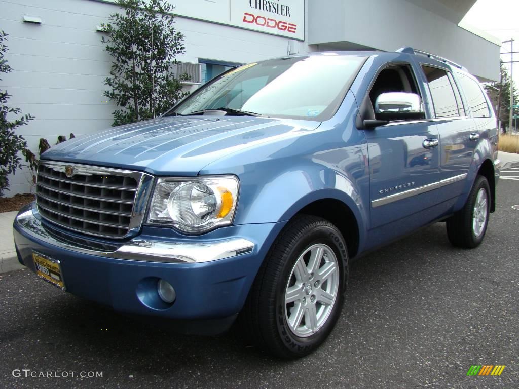 2008 Aspen Limited 4WD - Marine Blue Pearl / Dark Slate Gray/Light Slate Gray photo #2