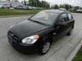 2009 Ebony Black Hyundai Accent GS 3 Door  photo #7