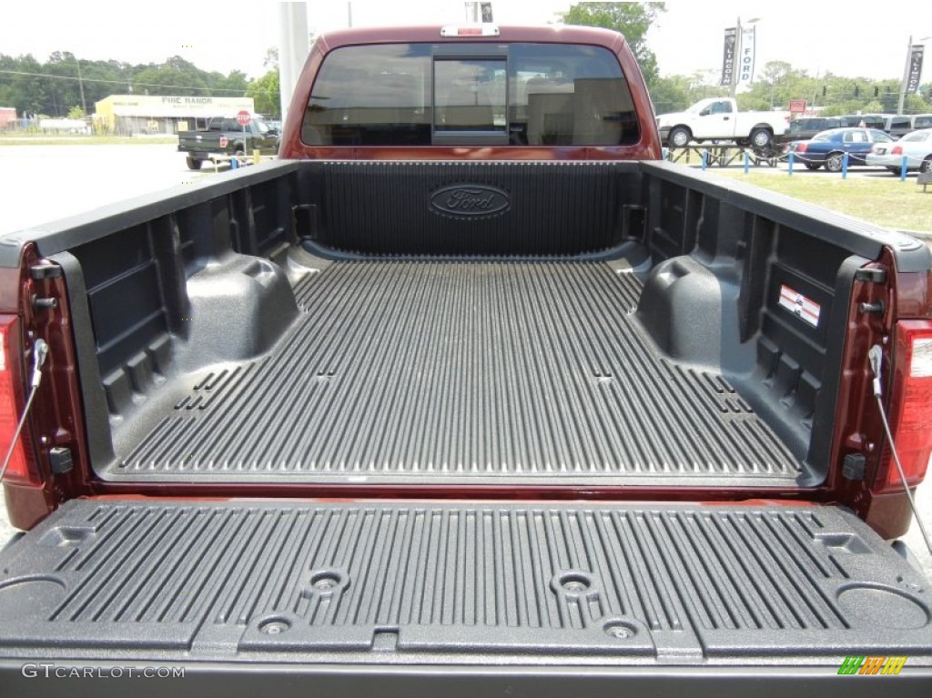 2012 F350 Super Duty Lariat Crew Cab 4x4 Dually - Autumn Red / Adobe photo #10
