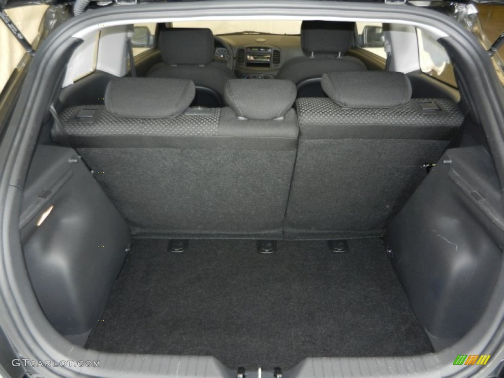 2009 Accent GS 3 Door - Ebony Black / Black photo #19