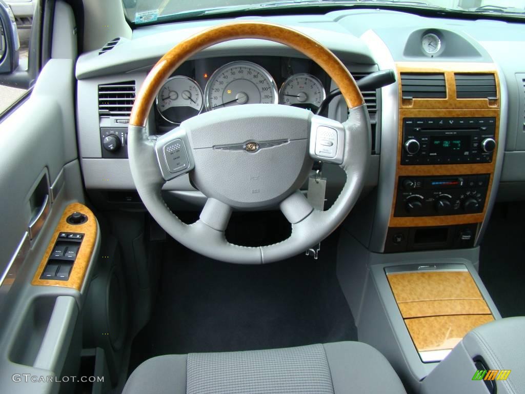 2008 Aspen Limited 4WD - Marine Blue Pearl / Dark Slate Gray/Light Slate Gray photo #11