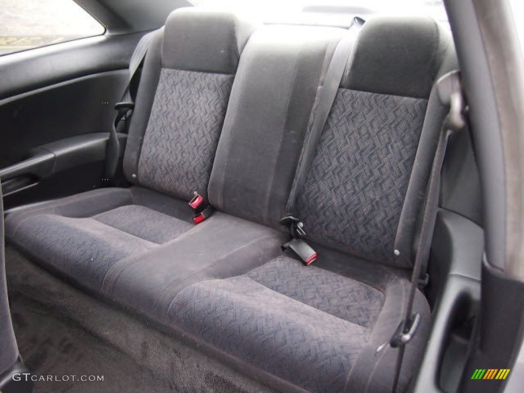 Black Interior 2002 Honda Civic LX Coupe Photo #65495374
