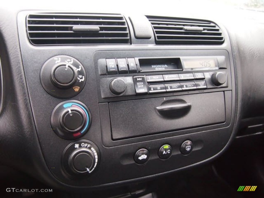 2002 Honda Civic LX Coupe Controls Photo #65495773