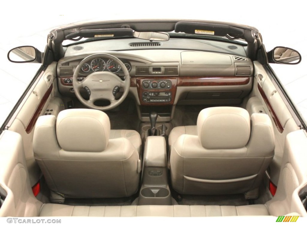 2002 Chrysler Sebring LXi Convertible Sandstone Dashboard Photo #65496245