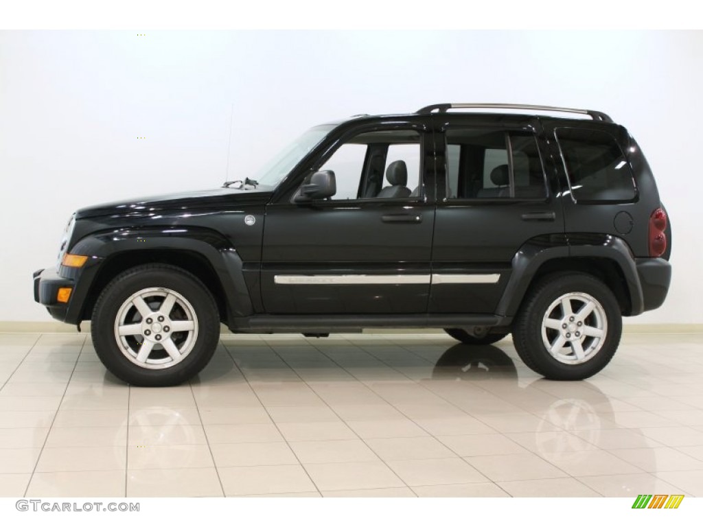Black Clearcoat 2007 Jeep Liberty Limited 4x4 Exterior Photo #65496302
