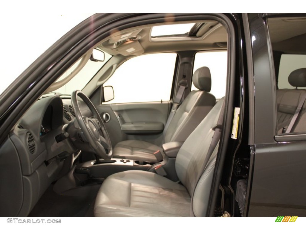 Medium Slate Gray Interior 2007 Jeep Liberty Limited 4x4 Photo #65496314