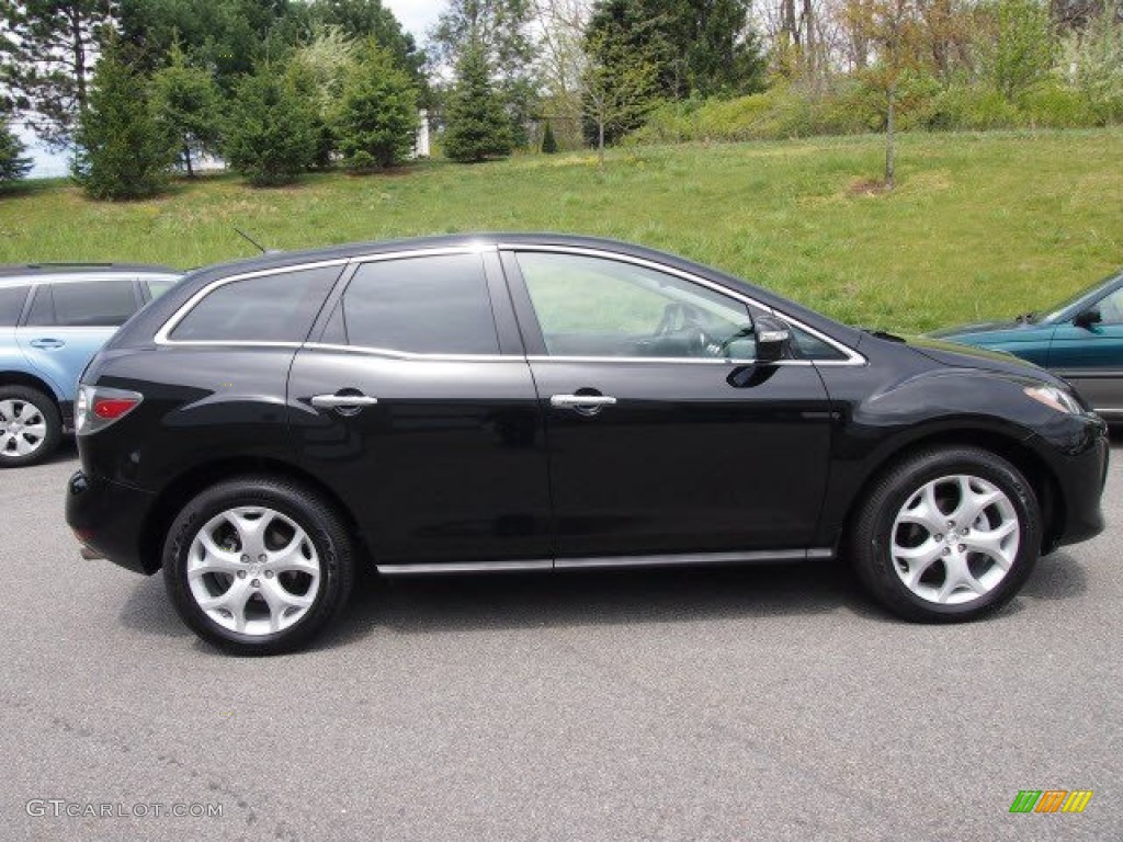 Brilliant Black 2011 Mazda CX-7 s Grand Touring AWD Exterior Photo #65496569