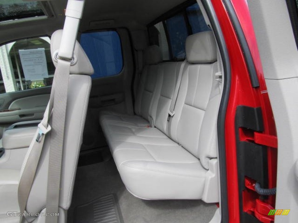 Light Cashmere/Ebony Black Interior 2007 Chevrolet Silverado 1500 LTZ Extended Cab 4x4 Photo #65497514