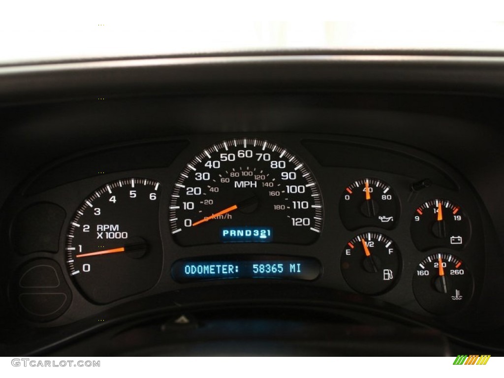 2003 GMC Sierra 1500 Regular Cab 4x4 Gauges Photo #65497712