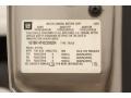 2003 GMC Sierra 1500 Regular Cab 4x4 Info Tag