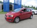 2012 Crystal Red Tintcoat Chevrolet Sonic LS Hatch  photo #1