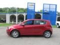 2012 Crystal Red Tintcoat Chevrolet Sonic LS Hatch  photo #2