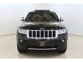 2011 Brilliant Black Crystal Pearl Jeep Grand Cherokee Overland 4x4  photo #2