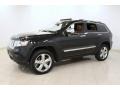 2011 Brilliant Black Crystal Pearl Jeep Grand Cherokee Overland 4x4  photo #3