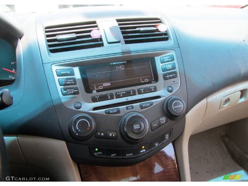 2007 Accord EX-L Coupe - San Marino Red / Ivory photo #19