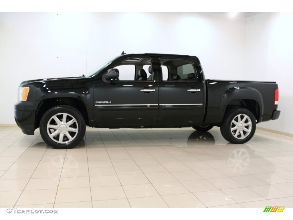 Onyx Black 2010 GMC Sierra 1500 Denali Crew Cab AWD Exterior Photo #65499182