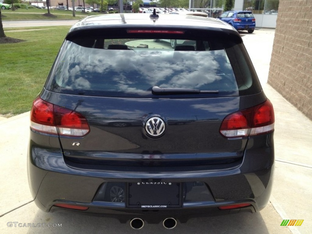 2012 Golf R 2 Door 4Motion - Carbon Steel Grey Metallic / R Titan Black Leather photo #3