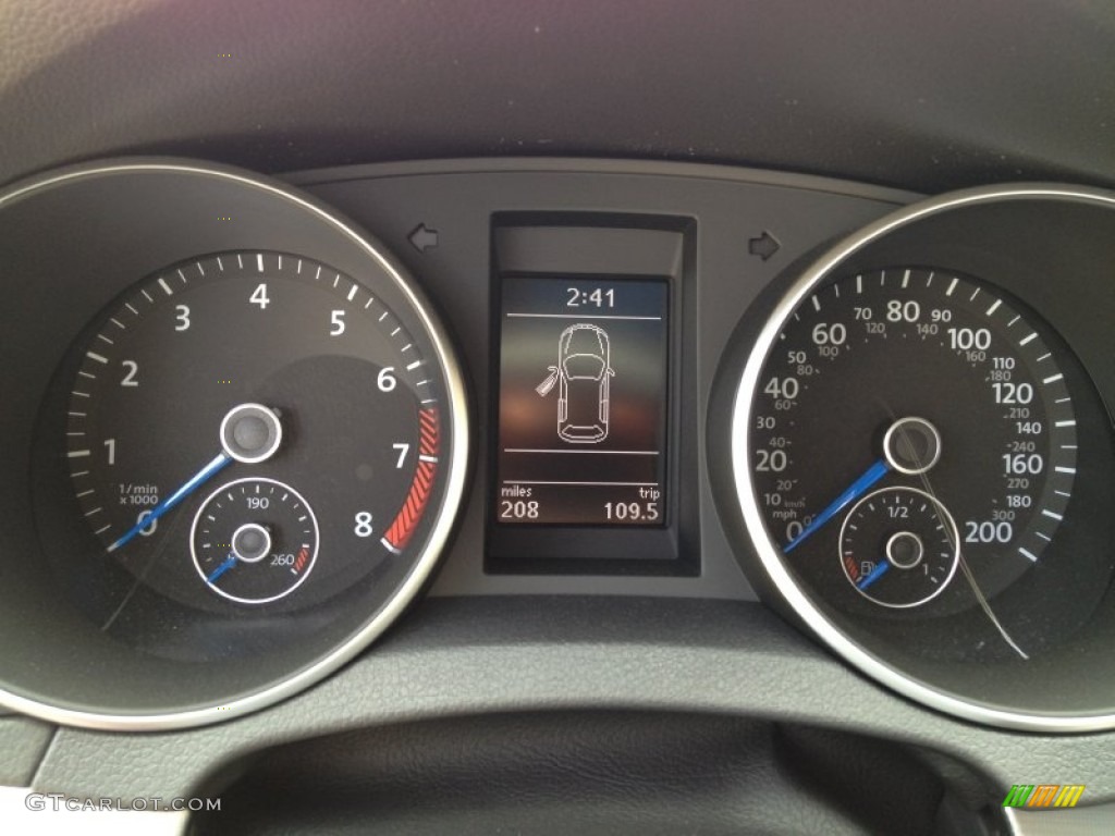 2012 Volkswagen Golf R 2 Door 4Motion Gauges Photos