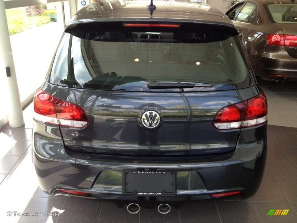 2012 Golf R 4 Door 4Motion - Carbon Steel Grey Metallic / R Titan Black Leather photo #3