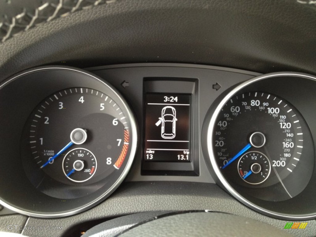 2012 Volkswagen Golf R 4 Door 4Motion Gauges Photo #65499674