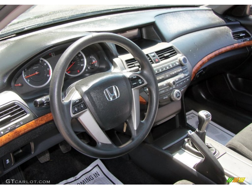 2011 Honda Accord EX Sedan Black Dashboard Photo #65500691
