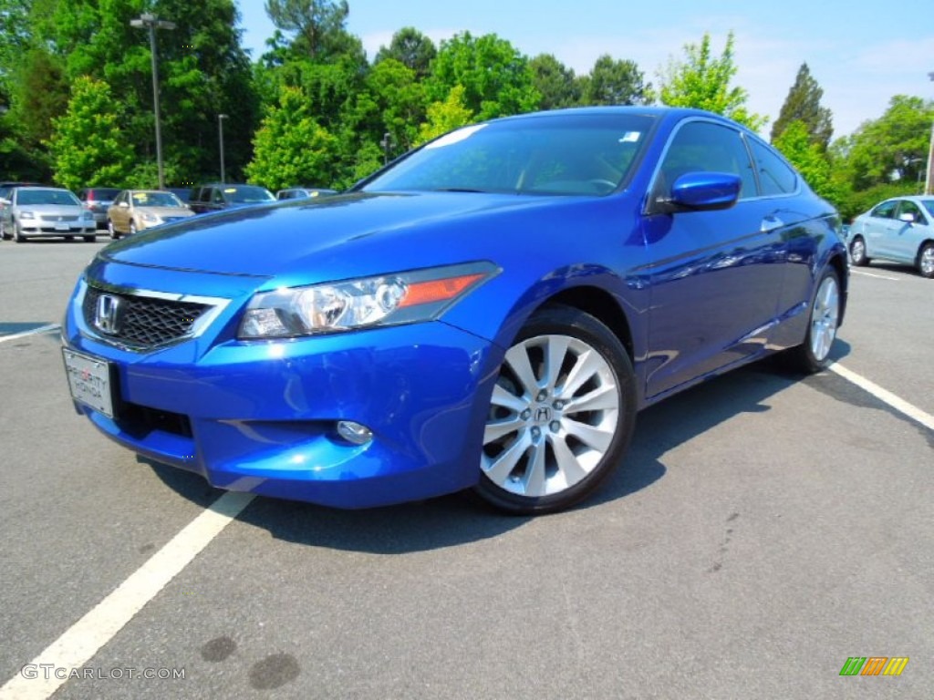 2010 Accord EX-L V6 Coupe - Belize Blue Pearl / Ivory photo #1
