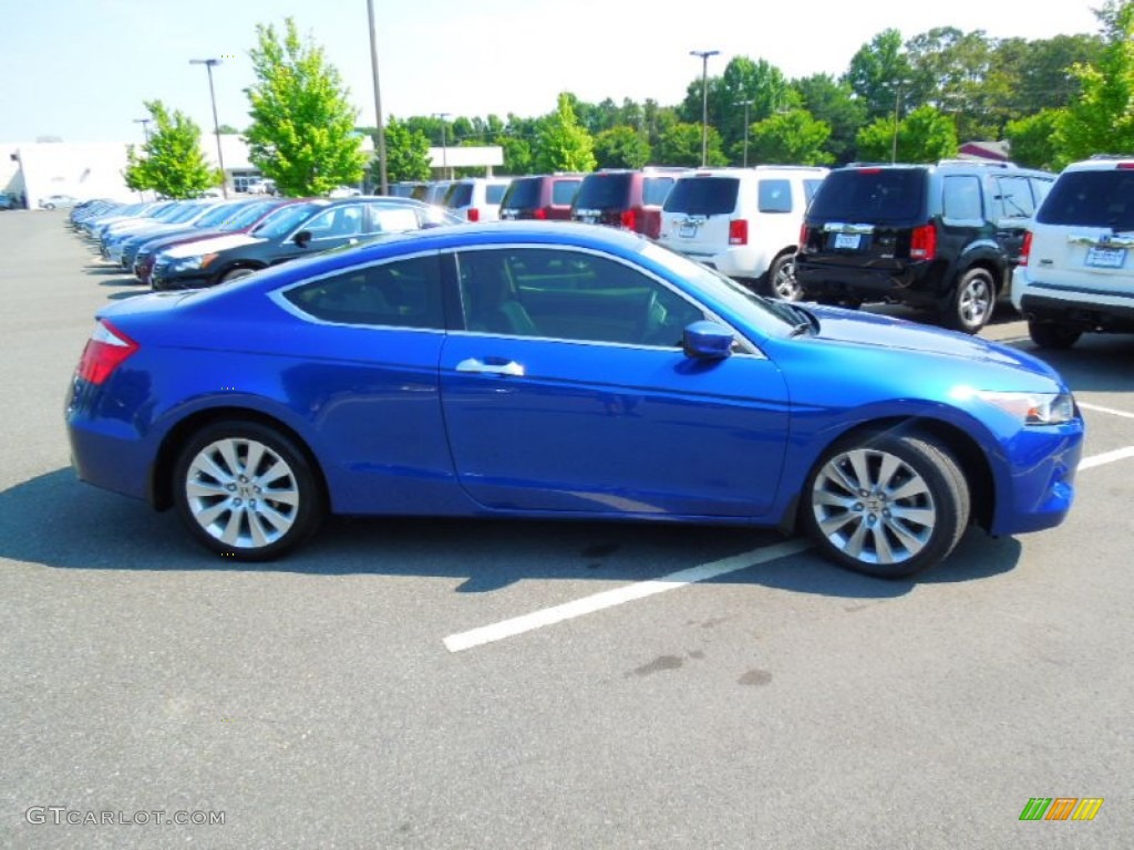 2010 Accord EX-L V6 Coupe - Belize Blue Pearl / Ivory photo #3