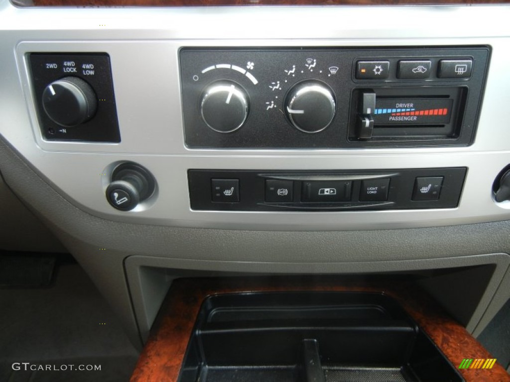 2009 Dodge Ram 2500 Laramie Mega Cab 4x4 Controls Photo #65501285