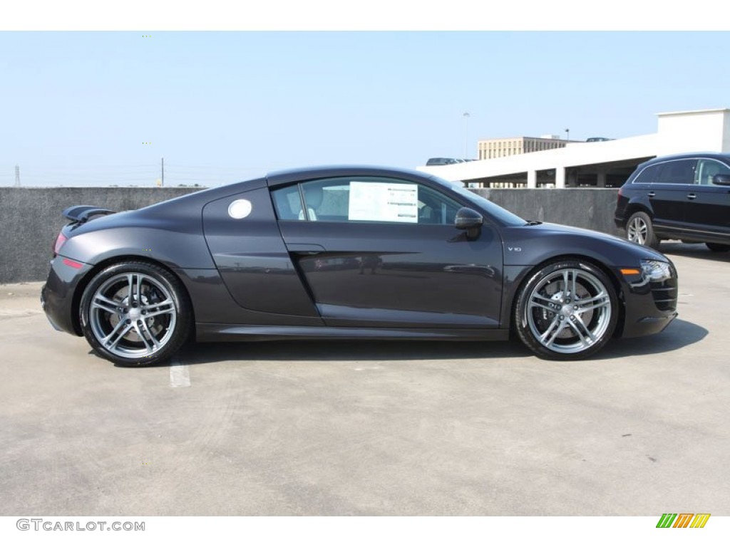 Lava Gray Pearl Effect 2012 Audi R8 5.2 FSI quattro Exterior Photo #65501429