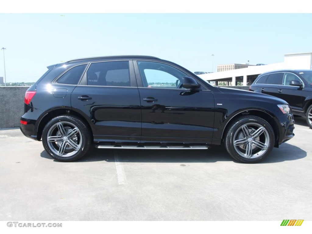 Brilliant Black 2012 Audi Q5 3.2 FSI quattro Exterior Photo #65501756