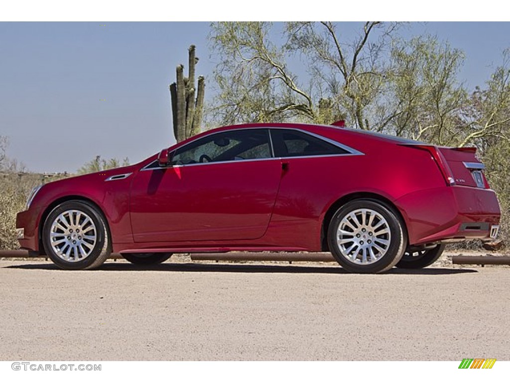 Crystal Red Tintcoat 2012 Cadillac CTS Coupe Exterior Photo #65501771