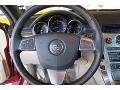 Cashmere/Cocoa 2012 Cadillac CTS Coupe Steering Wheel