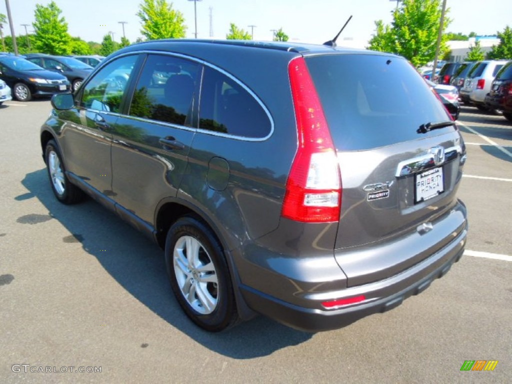 2011 CR-V EX 4WD - Polished Metal Metallic / Black photo #5