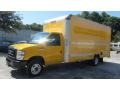 2008 Yellow Ford E Series Cutaway E350 Commercial Moving Truck  photo #4