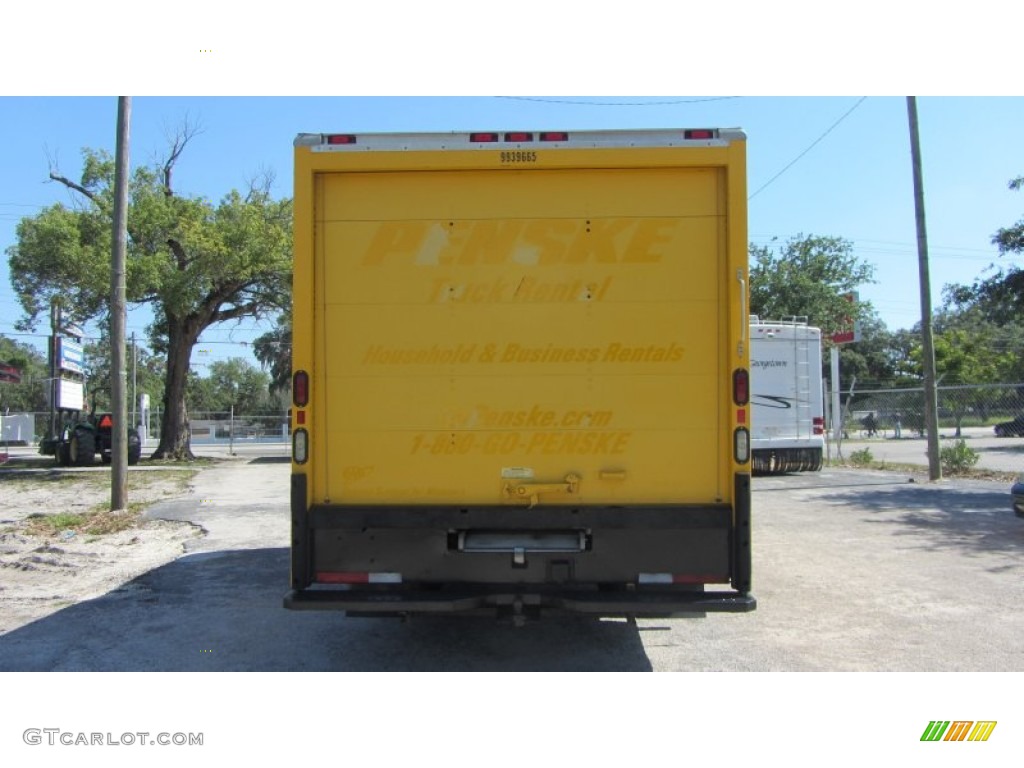 2008 E Series Cutaway E350 Commercial Moving Truck - Yellow / Medium Flint photo #13