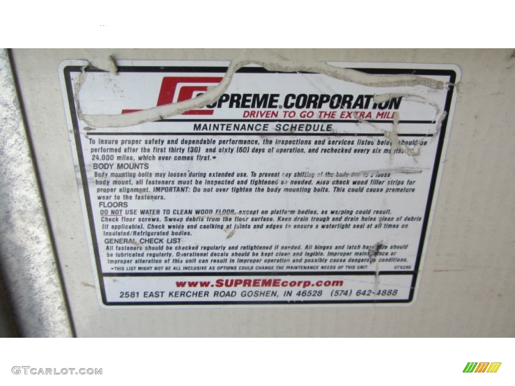 2008 E Series Cutaway E350 Commercial Moving Truck - Yellow / Medium Flint photo #27