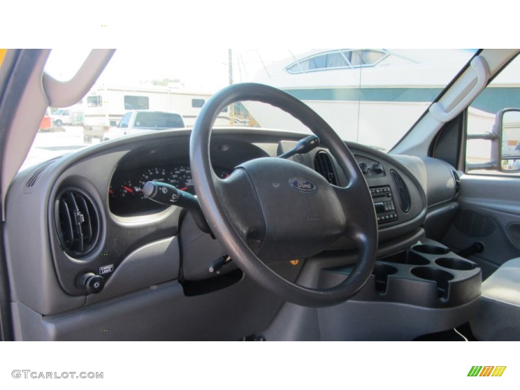 2008 E Series Cutaway E350 Commercial Moving Truck - Yellow / Medium Flint photo #40