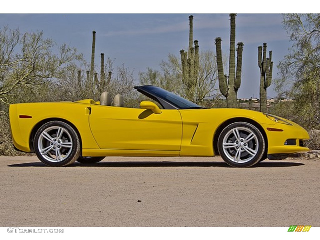 Velocity Yellow 2009 Chevrolet Corvette Convertible Exterior Photo #65502975