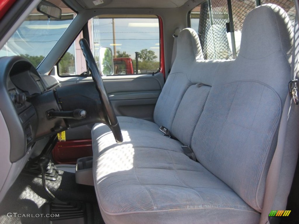 1997 Ford F350 XL Regular Cab 4x4 Chassis Front Seat Photo #65502986
