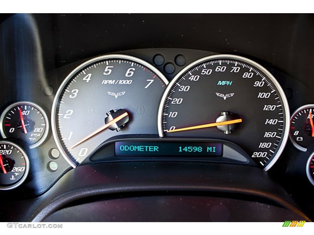 2009 Chevrolet Corvette Convertible Gauges Photo #65503067