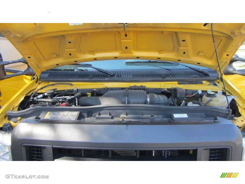 2008 E Series Cutaway E350 Commercial Moving Truck - Yellow / Medium Flint photo #52