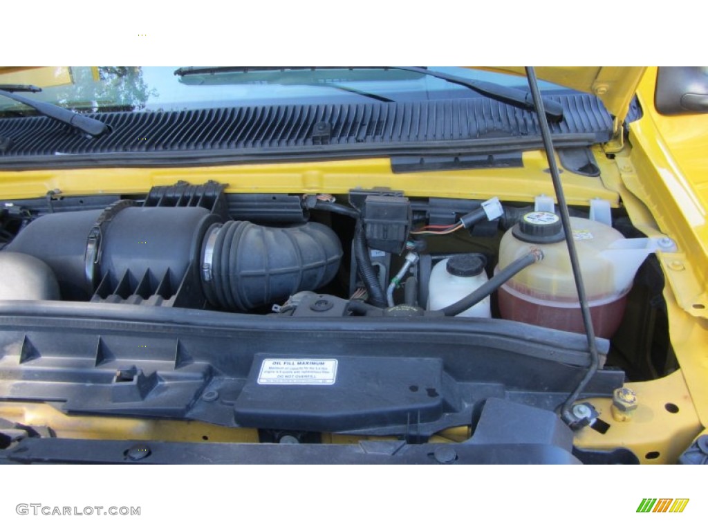 2008 E Series Cutaway E350 Commercial Moving Truck - Yellow / Medium Flint photo #54