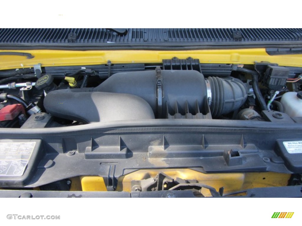 2008 E Series Cutaway E350 Commercial Moving Truck - Yellow / Medium Flint photo #55