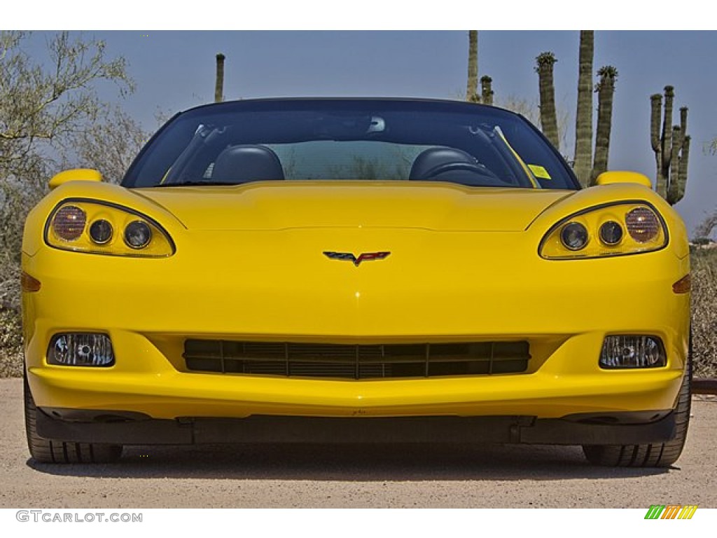 Velocity Yellow 2009 Chevrolet Corvette Coupe Exterior Photo #65504036