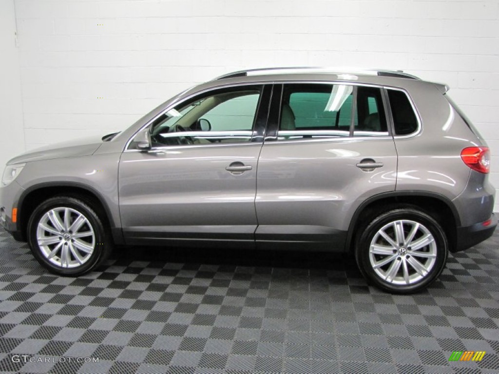 Alpine Grey Metallic 2009 Volkswagen Tiguan SEL 4Motion Exterior Photo #65504629