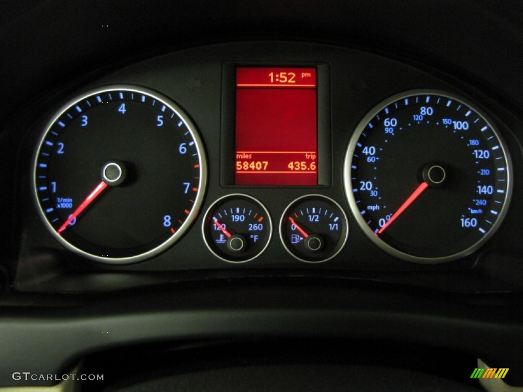 2009 Volkswagen Tiguan SEL 4Motion Gauges Photo #65504795