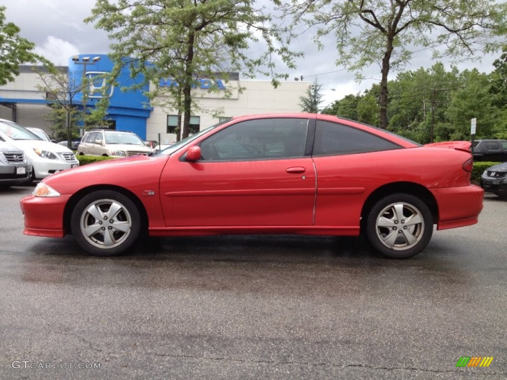 2002 Cavalier Z24 Coupe - Bright Red / Graphite photo #1