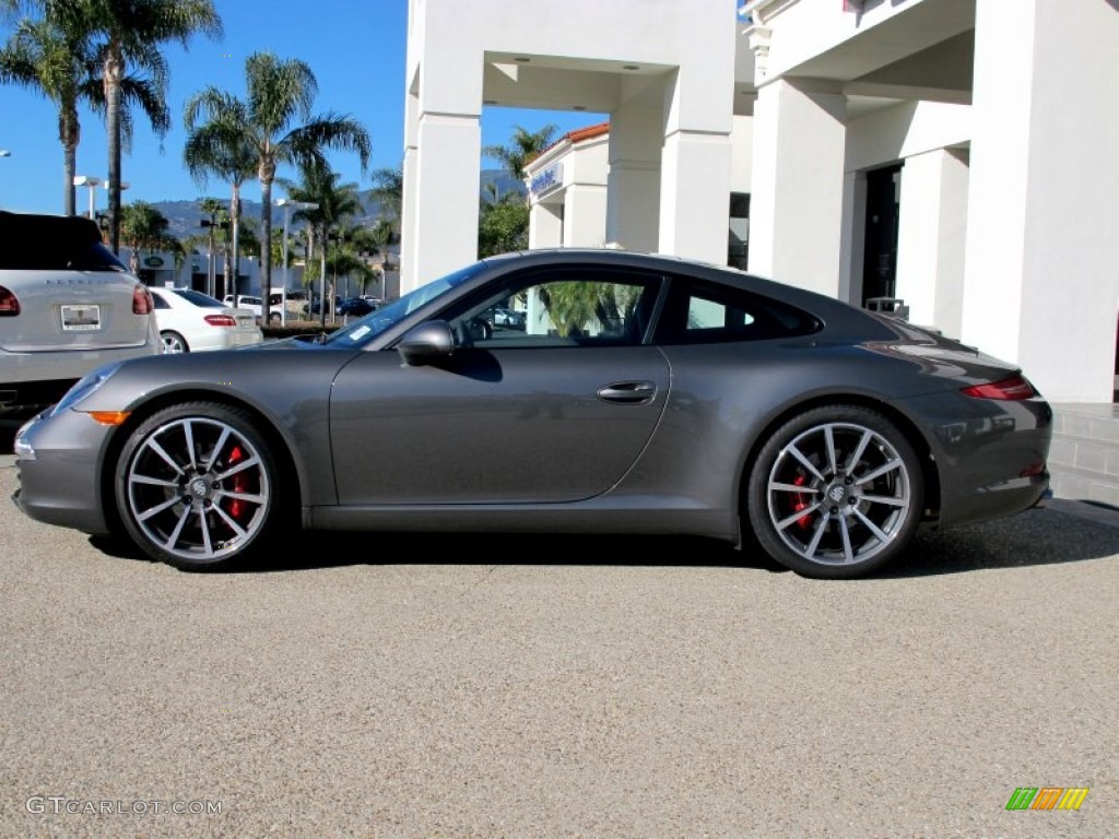 Agate Grey Metallic 2012 Porsche New 911 Carrera S Coupe Exterior Photo #65505416