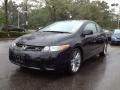 2008 Nighthawk Black Pearl Honda Civic Si Coupe  photo #6